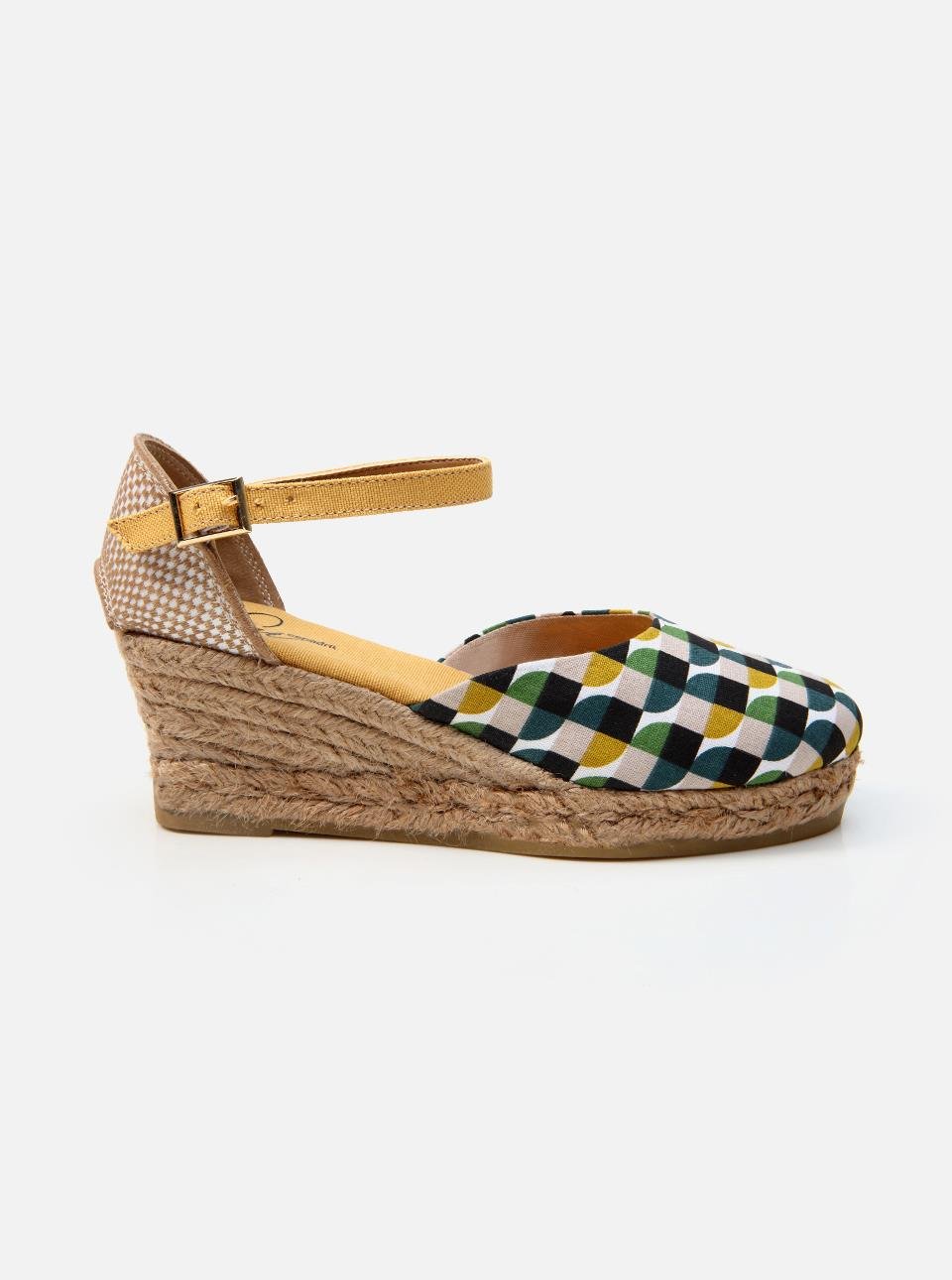 Margan Yellow Women's Wedge Heel Espadrilles