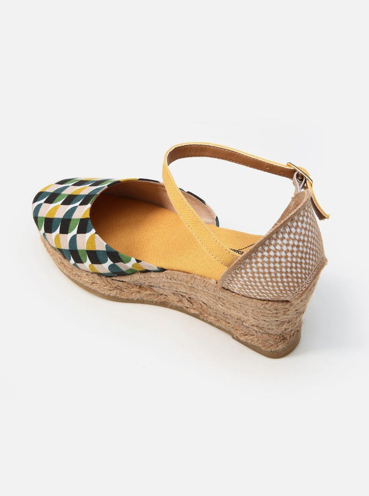 Margan Yellow Women's Wedge Heel Espadrilles