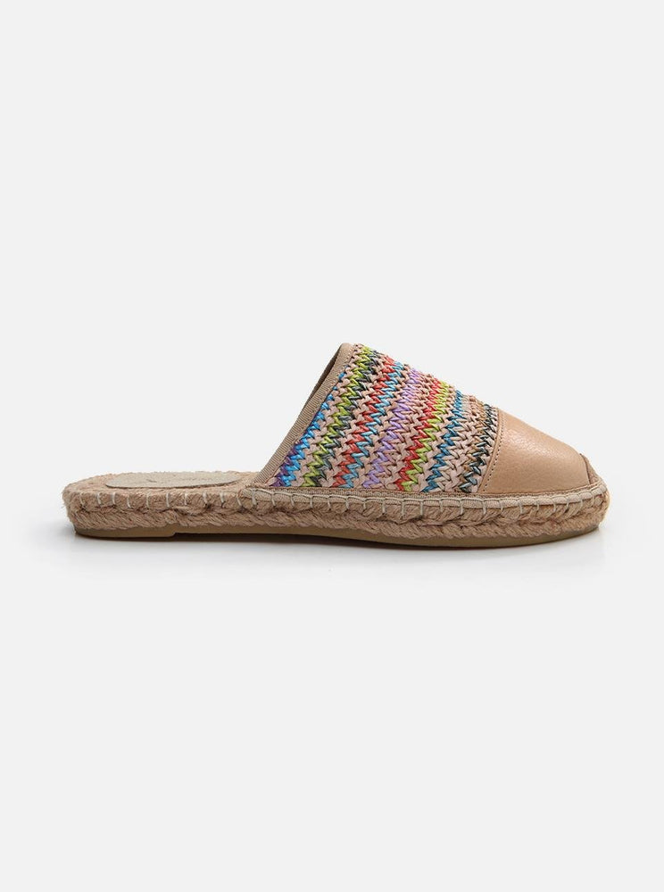 Marok Beige Women's Espadrille Slippers