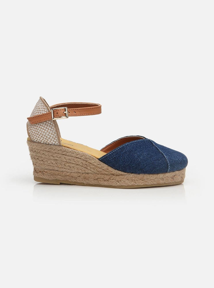 
                      
                        Marsy Navy Blue Women's Wedge Heel Espadrilles
                      
                    