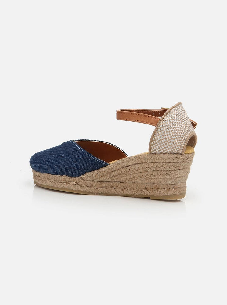 
                      
                        Marsy Navy Blue Women's Wedge Heel Espadrilles
                      
                    