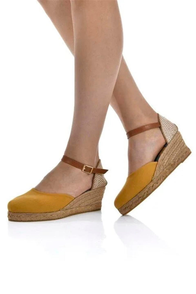 
                      
                        Meghan Mustard Women's Wedge Espadrilles
                      
                    