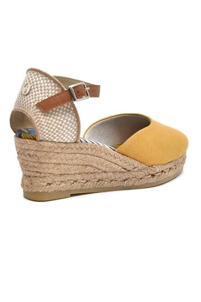 Meghan Mustard Women's Wedge Espadrilles