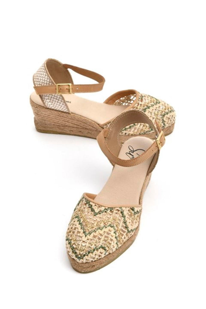 Mendes Ecru Women's Wedge Heel Espadrilles