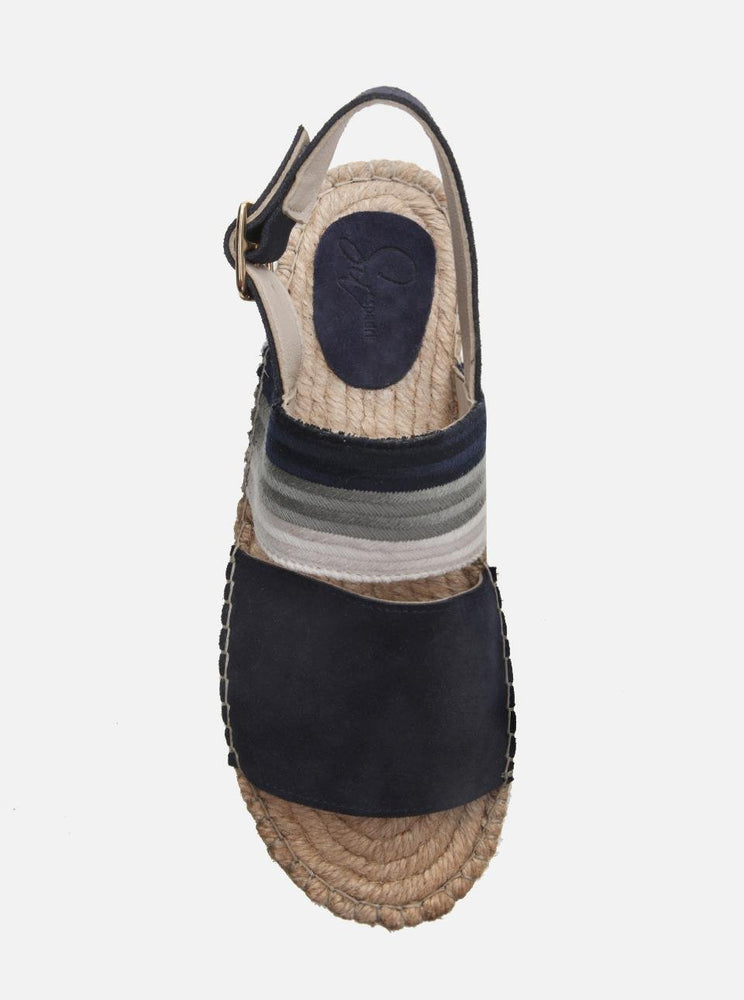 
                      
                        Merifa Navy Blue Women's Espadrille Sandals
                      
                    