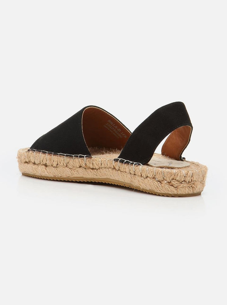 
                      
                        Milena Black Women's Espadrille Sandals
                      
                    