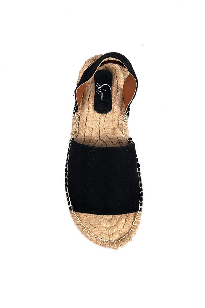 
                      
                        Milena Black Women's Espadrille Sandals
                      
                    