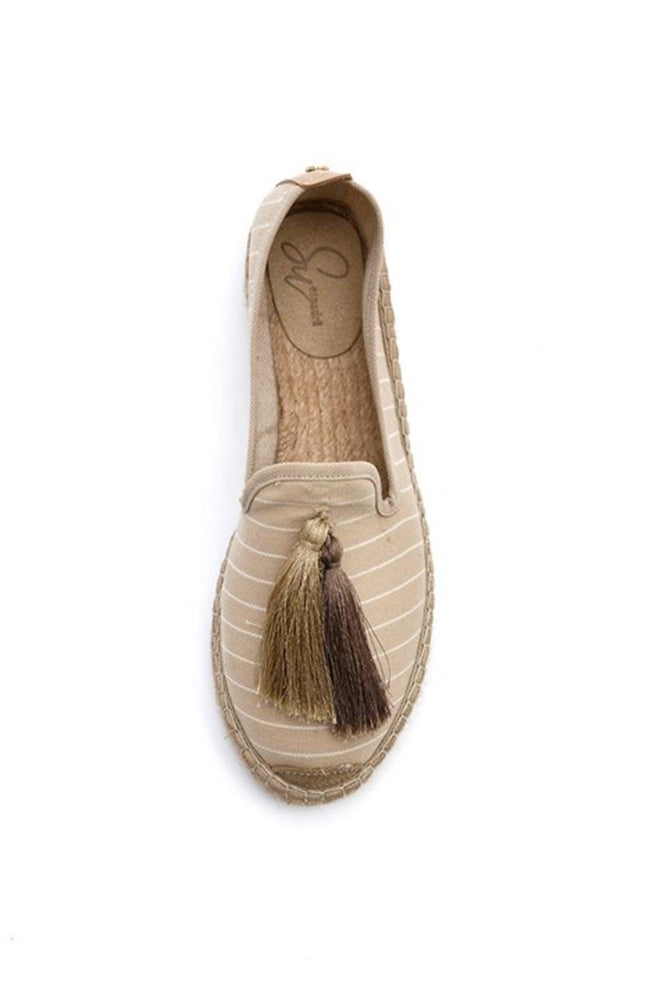 
                      
                        Milo Beige Women's Flat Espadrilles
                      
                    