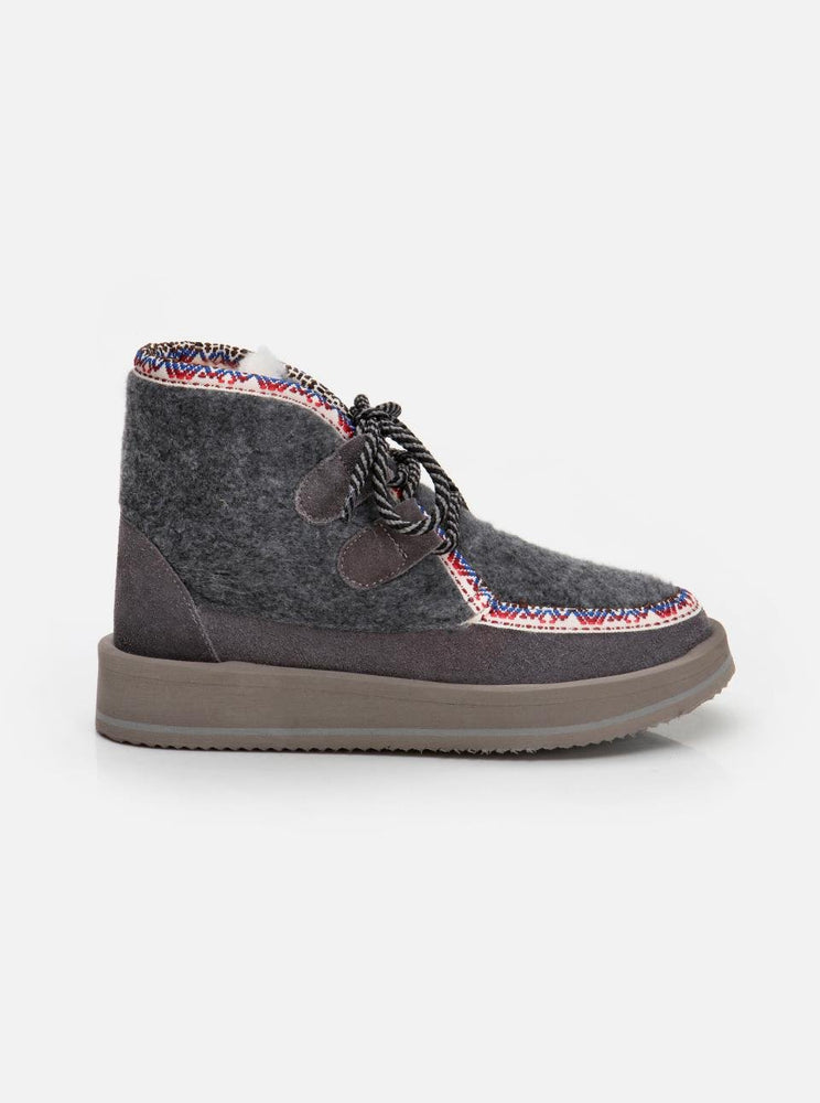 
                      
                        Mo Grey Women's Felt-Real Suede Boots
                      
                    