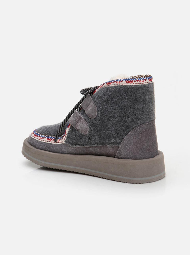 
                      
                        Mo Grey Women's Felt-Real Suede Boots
                      
                    