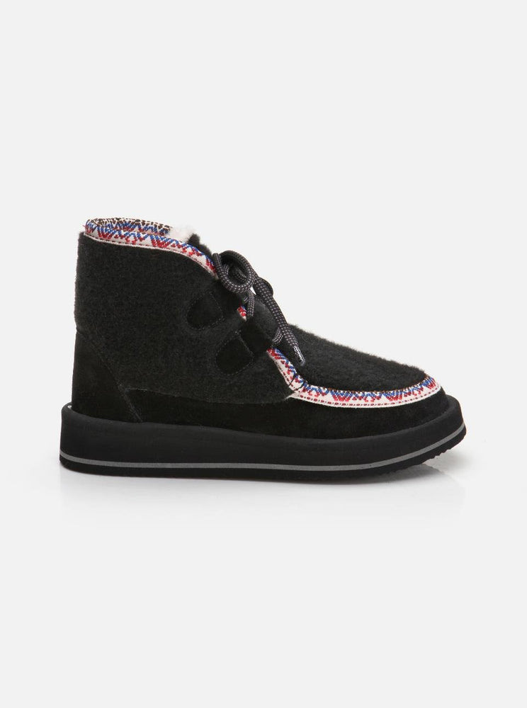 
                      
                        Mo Black Women's Felt-Real Suede Boots
                      
                    