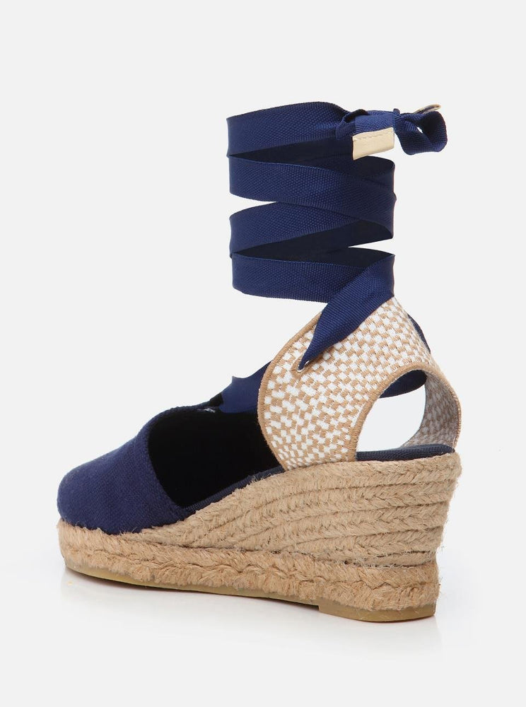 
                      
                        Molly Navy Blue Women's Wedge Heel Espadrilles
                      
                    