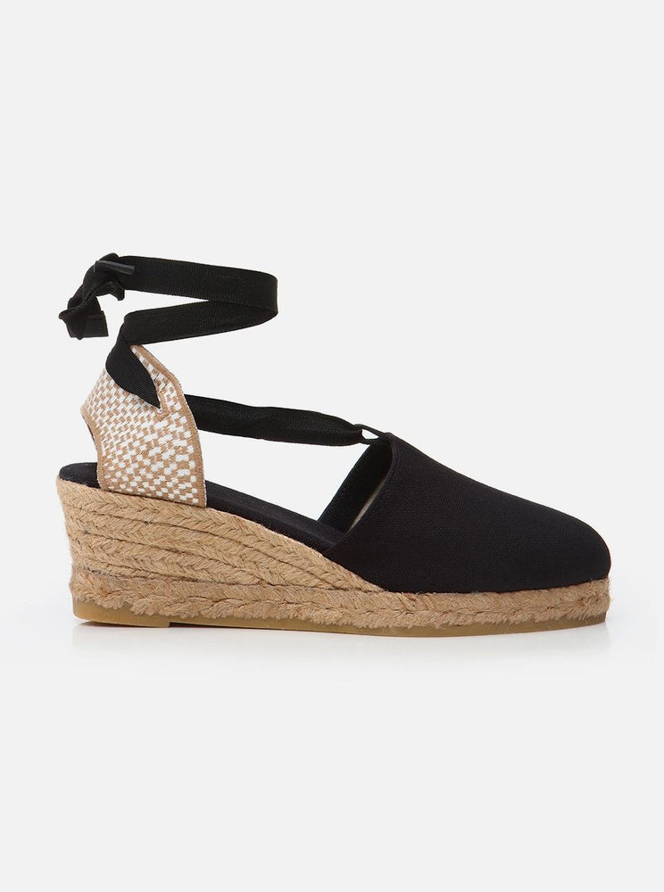 
                      
                        Molly Black Women's Wedge Heel Espadrilles
                      
                    