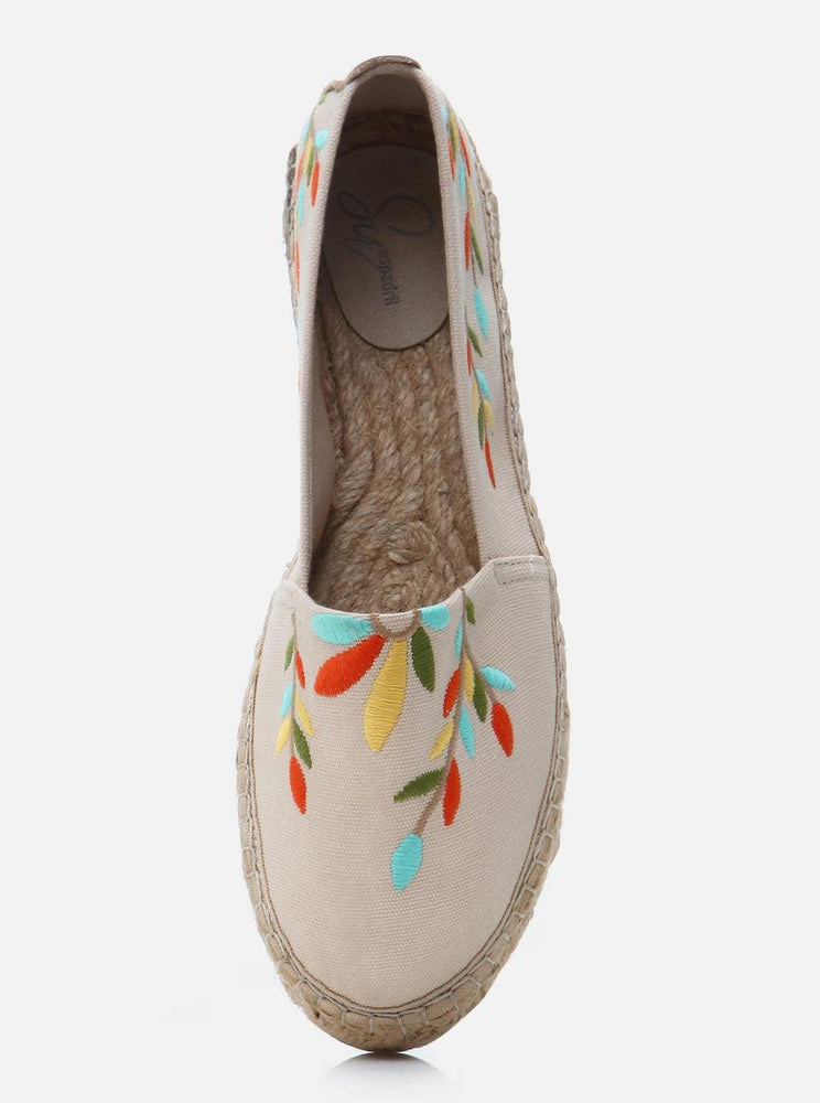 
                      
                        Nataly Ecru-Multi Women's Plain Espadrilles
                      
                    