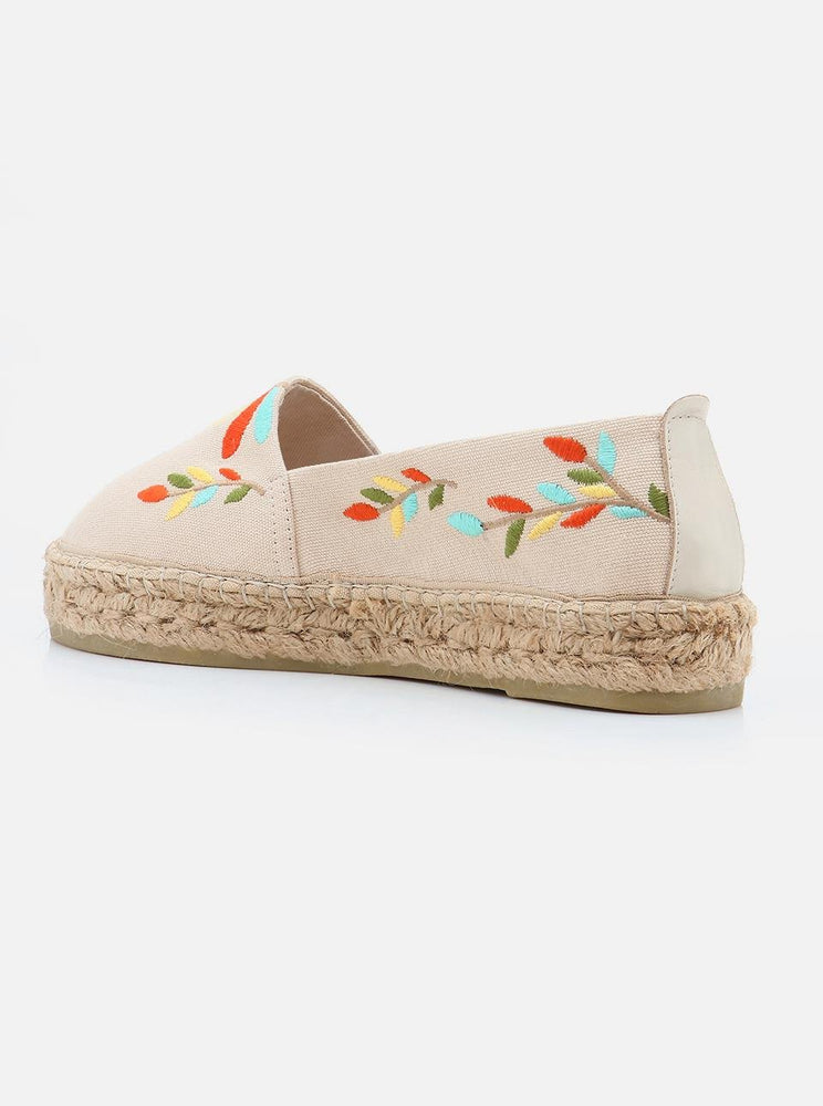 
                      
                        Nataly Ecru-Multi Women's Plain Espadrilles
                      
                    