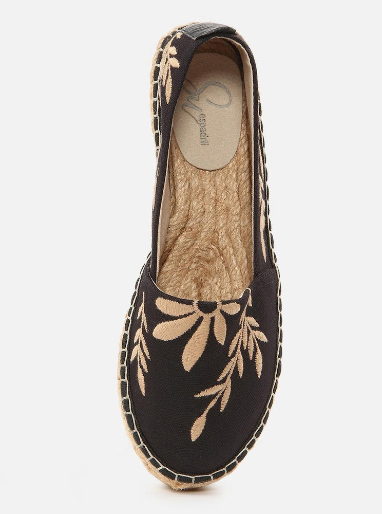 
                      
                        Nataly Black Women's Plain Espadrilles
                      
                    