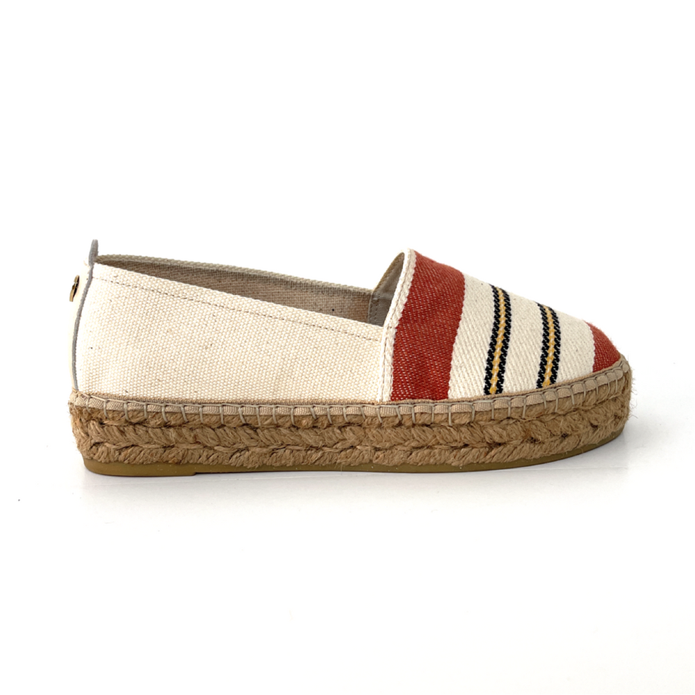 Nathali Ecru Women's Plain Espadrilles