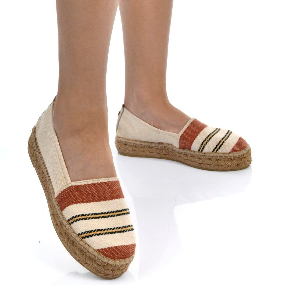 
                      
                        Nathali Ecru Women's Plain Espadrilles
                      
                    