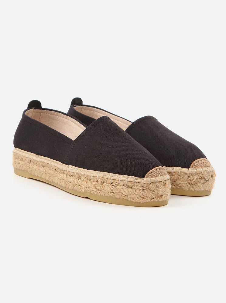 
                      
                        Nathalie Black Women's Plain Espadrilles
                      
                    