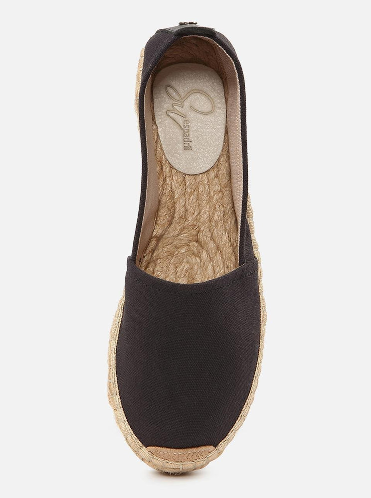 
                      
                        Nathalie Black Women's Plain Espadrilles
                      
                    