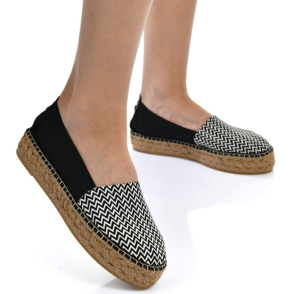 
                      
                        Nathan Black Women's Plain Espadrilles
                      
                    