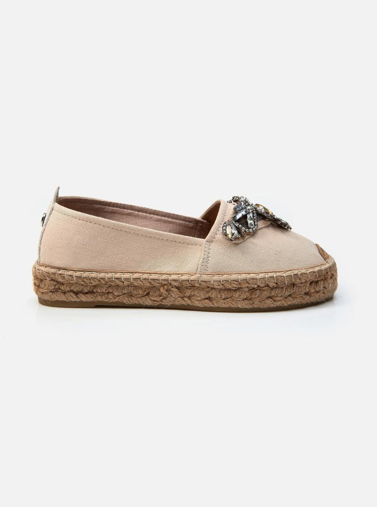 
                      
                        Nitala Ecru Women's Plain Espadrilles
                      
                    