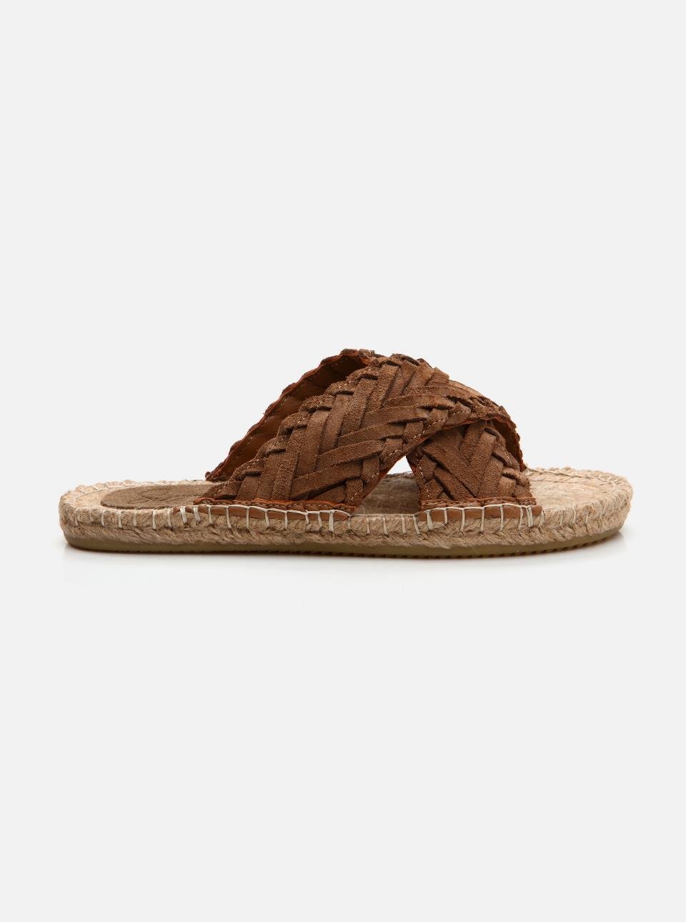 Osaka Brown Women's Espadrille Slippers