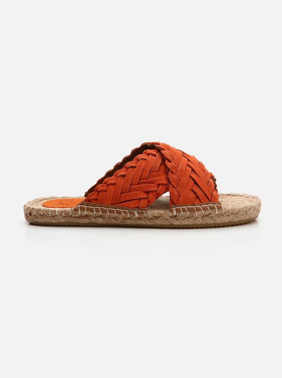 Osaka Orange Women's Espadrille Slippers