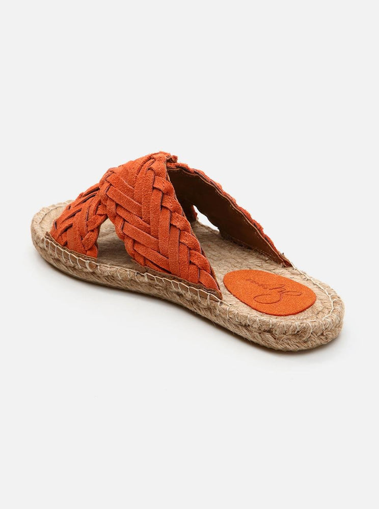 Osaka Orange Women's Espadrille Slippers