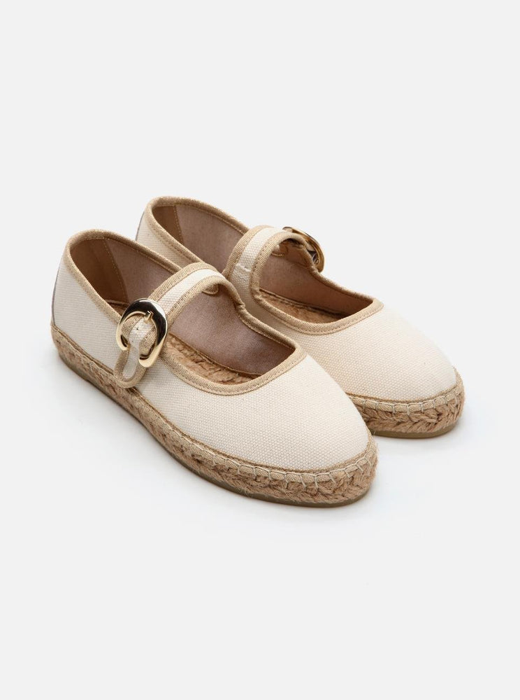 
                      
                        Owenn Ecru Women's Plain Espadrilles
                      
                    