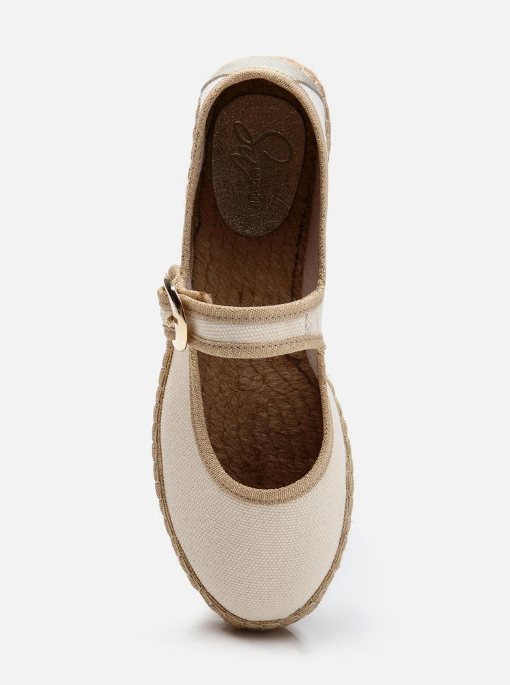 
                      
                        Owenn Ecru Women's Plain Espadrilles
                      
                    