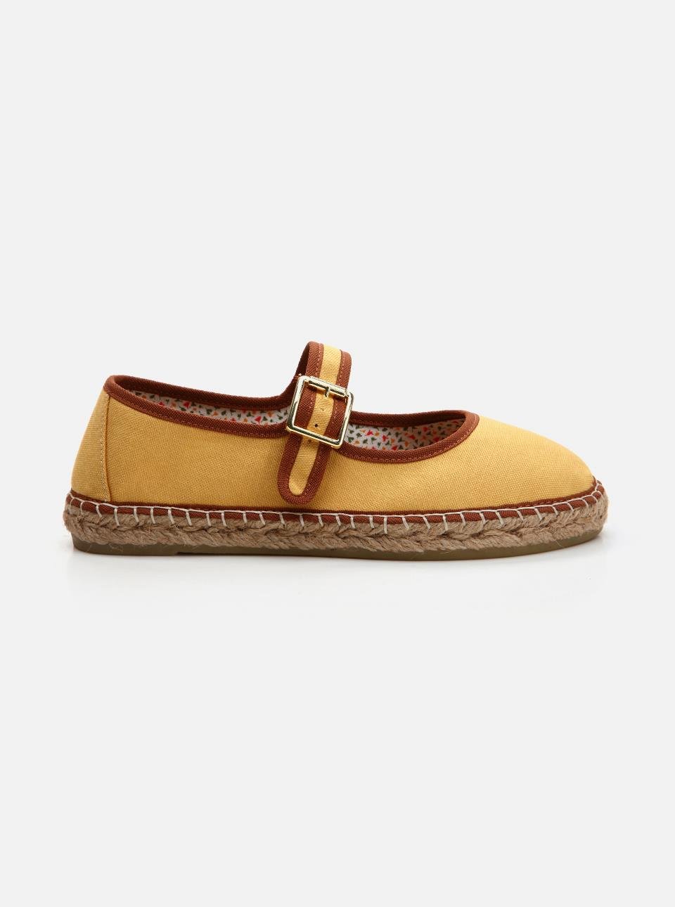 Owenn Yellow Women's Flat Espadrilles