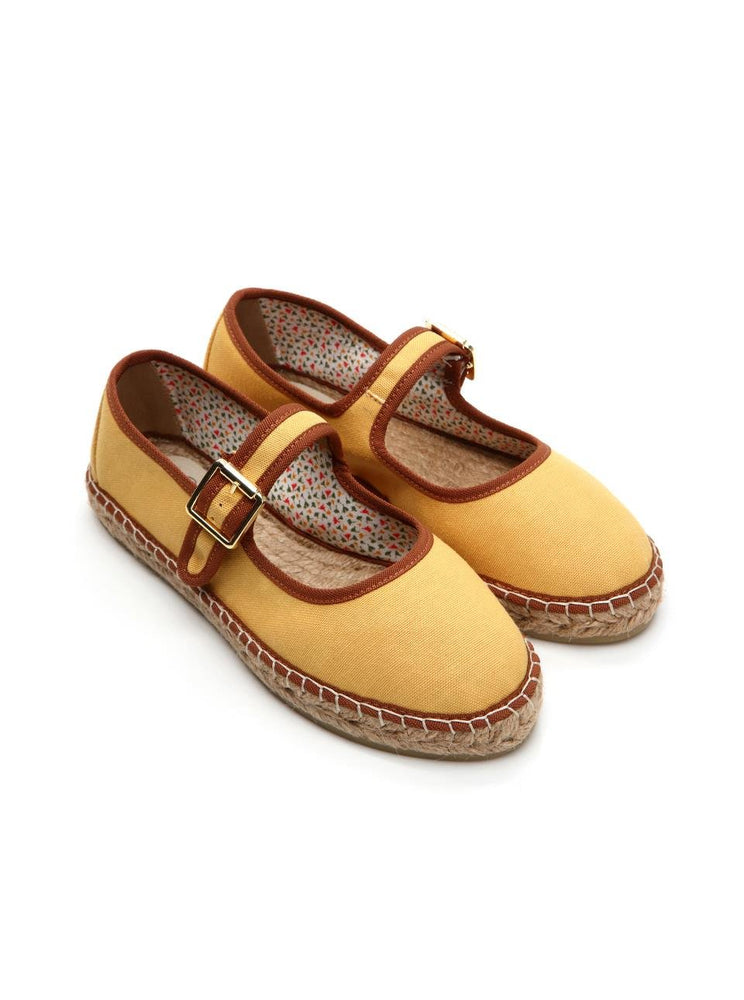 Owenn Yellow Women's Flat Espadrilles