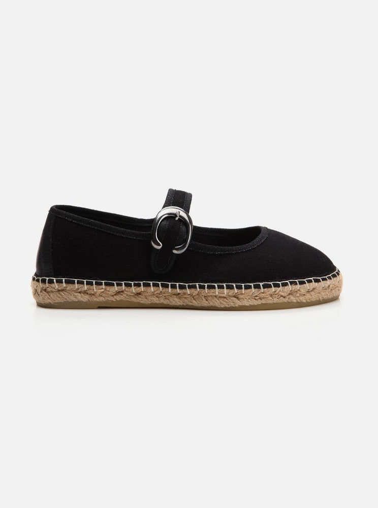 Owenn Black Women's Plain Espadrilles