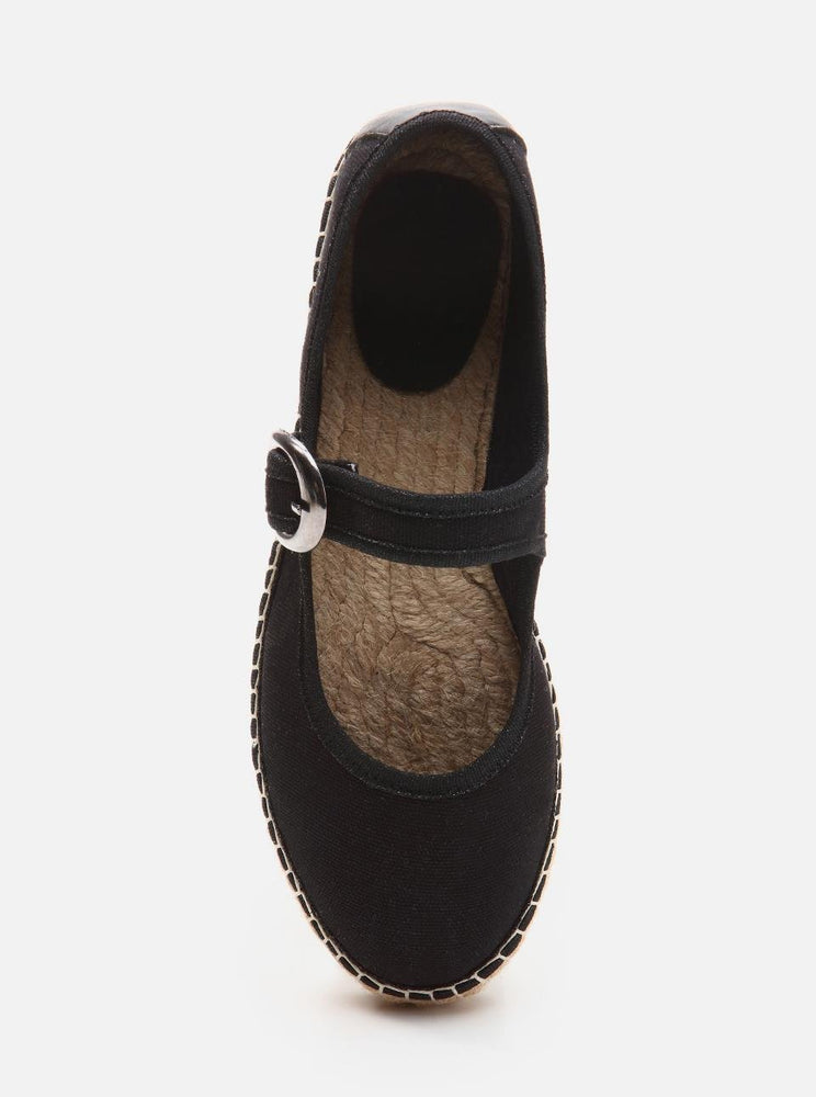 
                      
                        Owenn Black Women's Plain Espadrilles
                      
                    