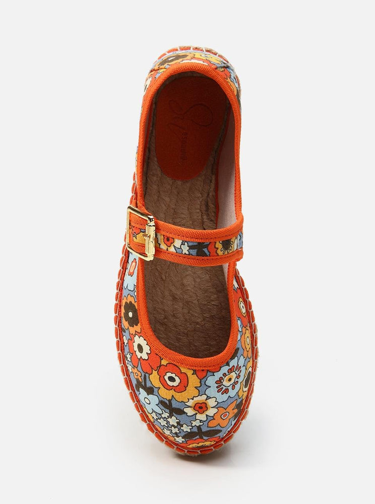 
                      
                        Paris Orange Women's Flat Espadrilles
                      
                    