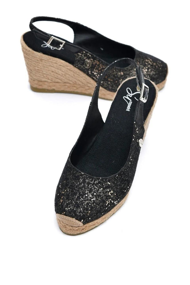 
                      
                        Pia Black Women's Wedge Heel Espadrilles
                      
                    