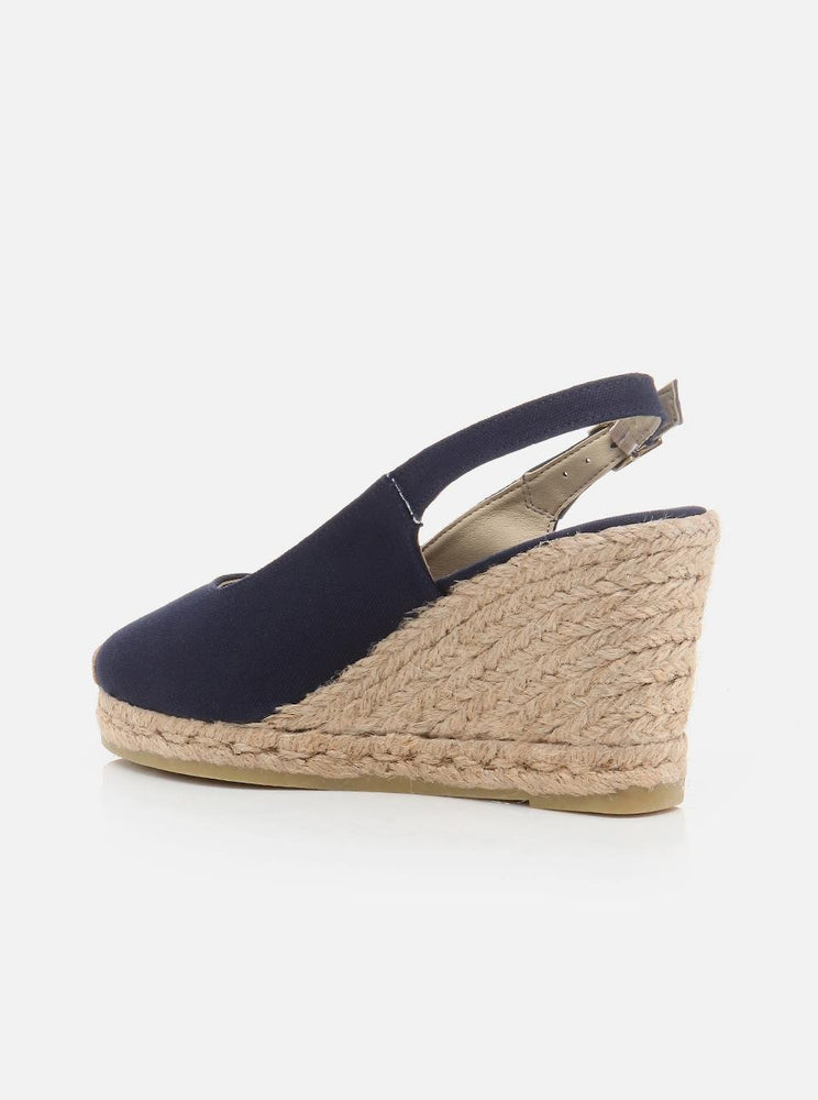 
                      
                        Pippa Navy Blue Women's Wedge Heel Espadrilles
                      
                    