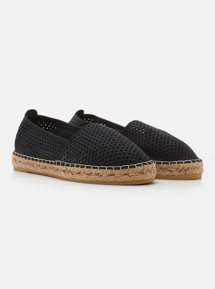 
                      
                        Rette Black Women's Plain Espadrilles
                      
                    