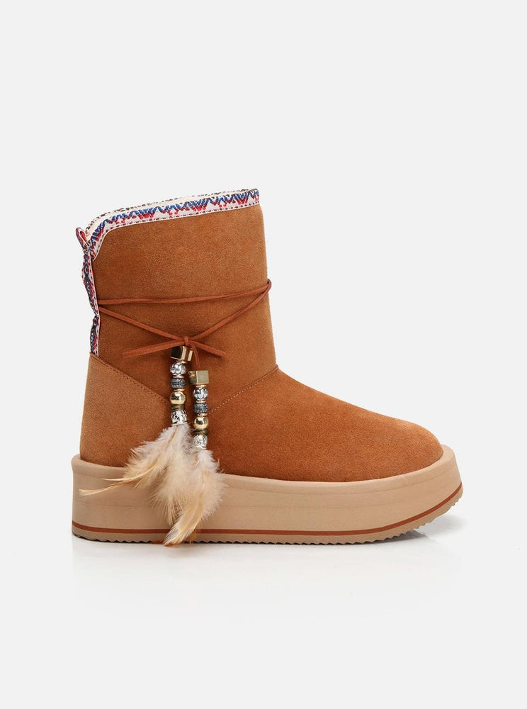 
                      
                        Ryler Tan Women's Real Suede Boots
                      
                    