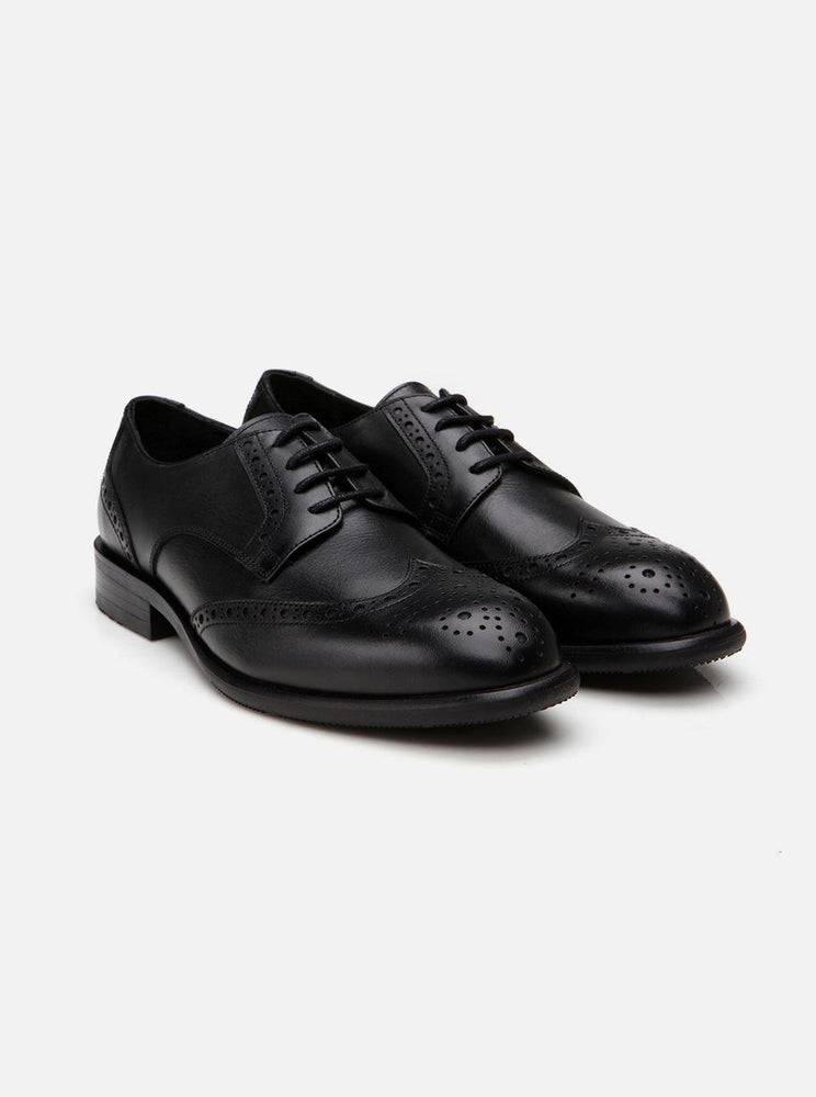 Sherlock Black Women's Leather Shoes