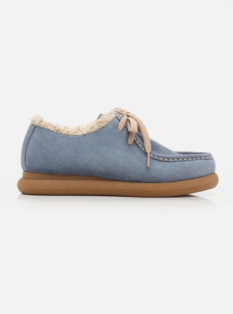 
                      
                        Siyu Blue Genuine Leather Fur Women's Shoes
                      
                    