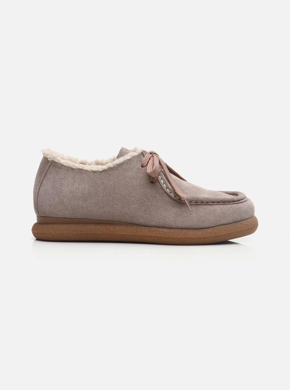 Siyu Toprak Genuine Leather Fur Women's Shoes