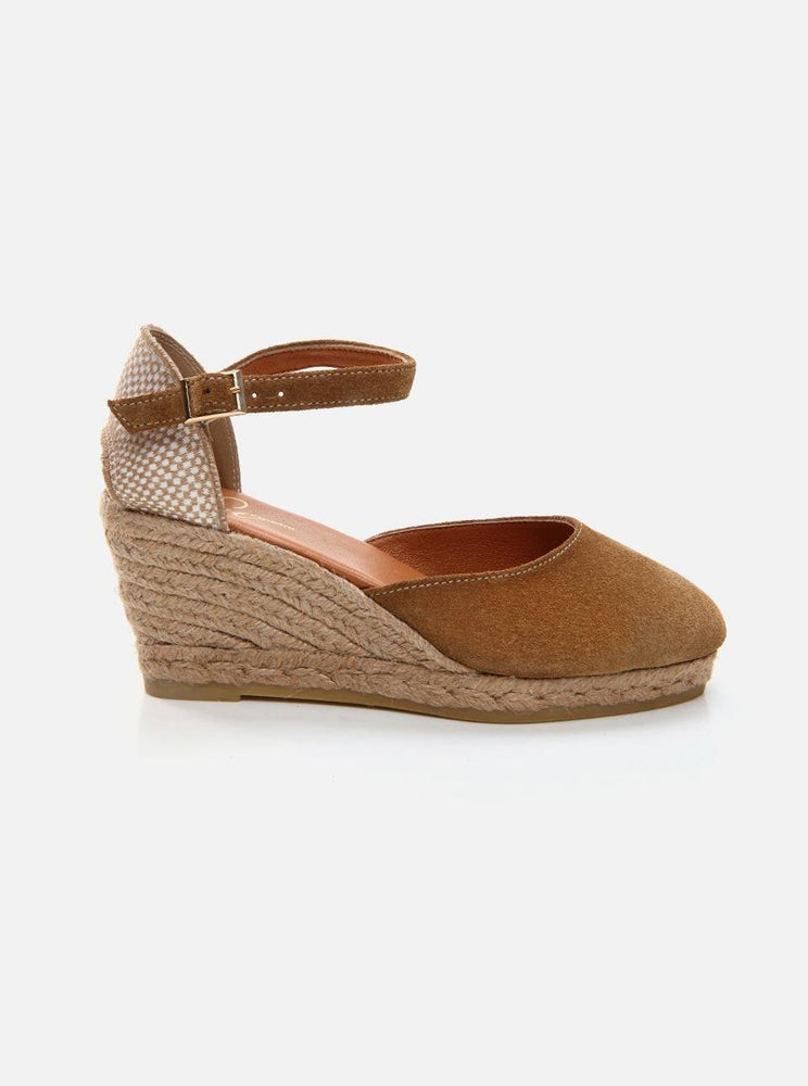 
                      
                        Sophia Dark Sand Women's Wedge Heel Espadrilles
                      
                    