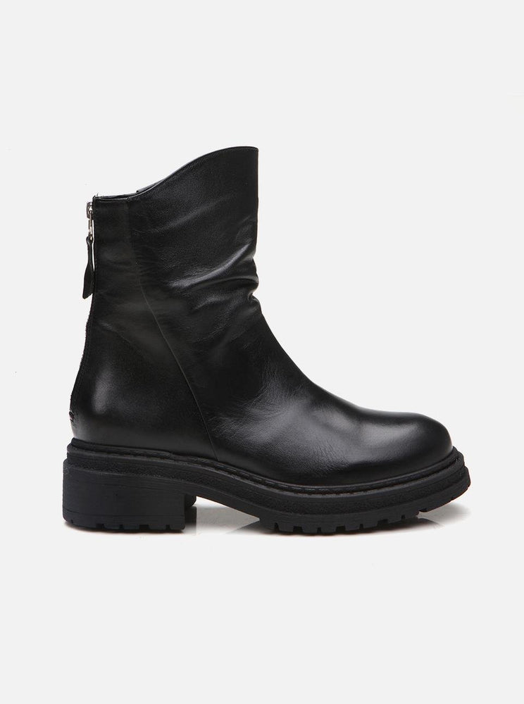 Stacy Black Women's Leather Boots