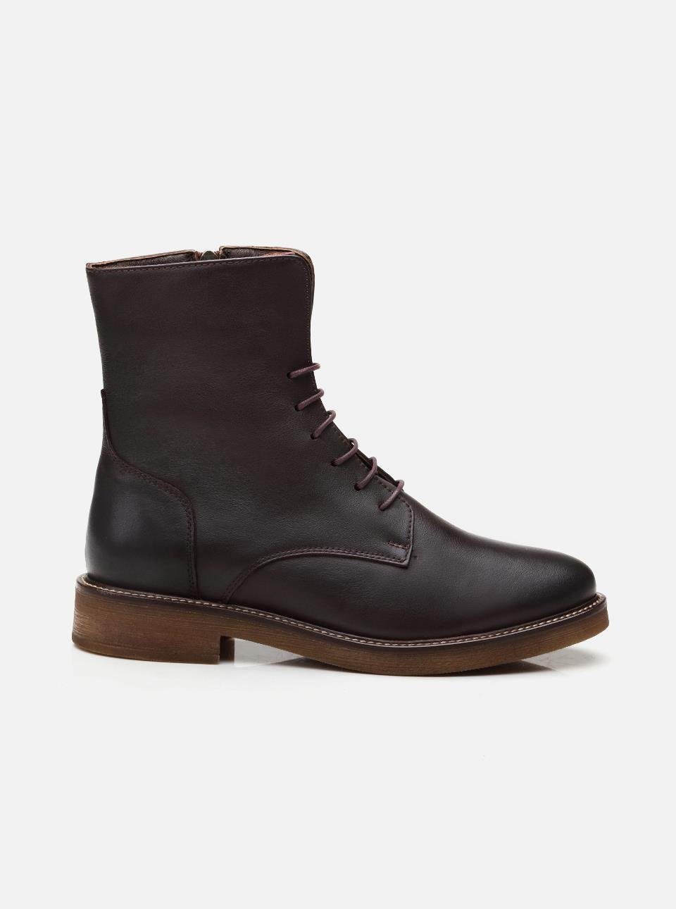 Steeve Brown Women's Leather Boots