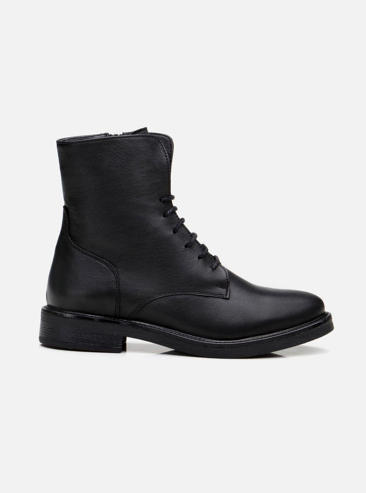 
                      
                        Steeve Black Women's Leather Boots
                      
                    