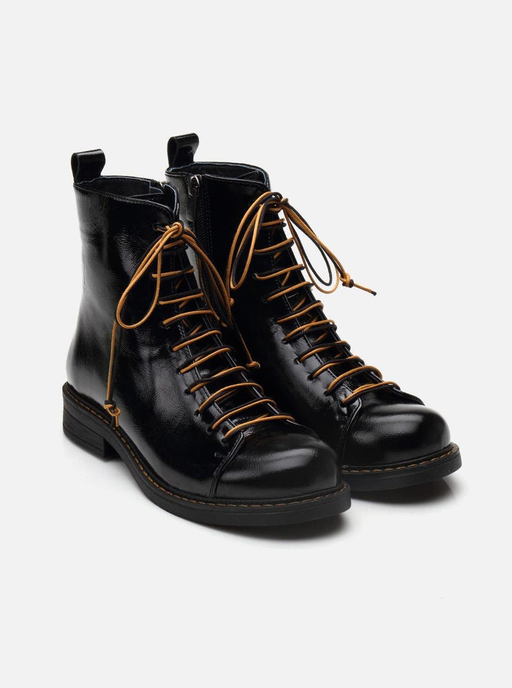 
                      
                        Steve Black Women's Patent Leather Boots
                      
                    