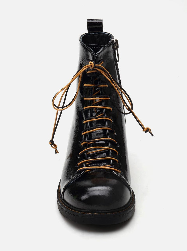 
                      
                        Steve Black Women's Patent Leather Boots
                      
                    