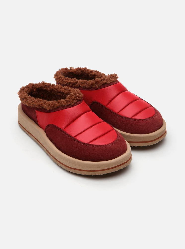 
                      
                        Water Red Women's Fabric-Suede Slippers
                      
                    